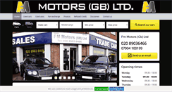 Desktop Screenshot of fmmotors.co.uk